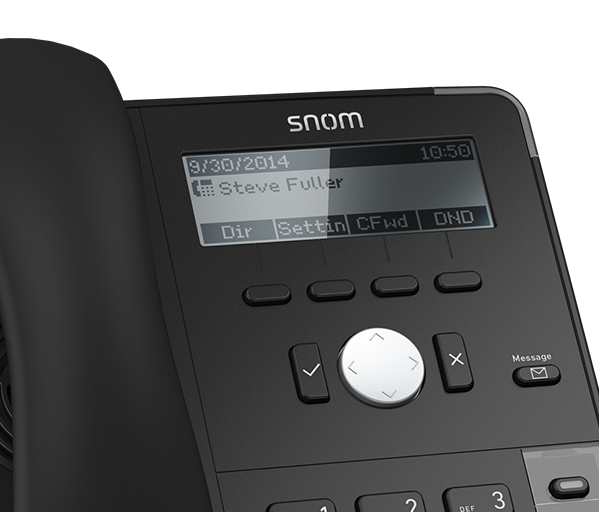 Telephone IP call center SNOM D715